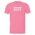 Sufficiently REKT (Unisex Heather Pink T-Shirt)