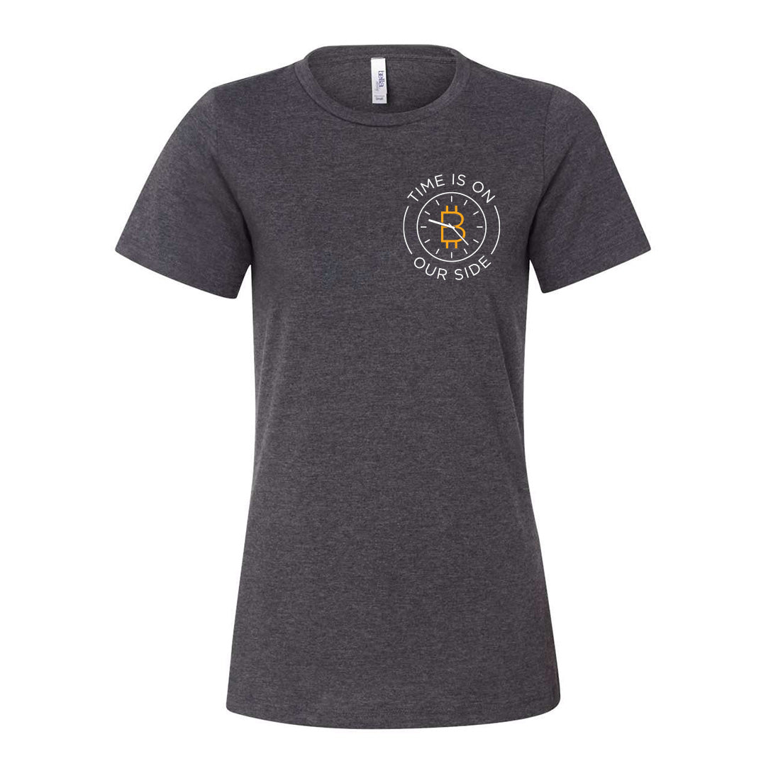 Time is on Our Side (Women Dark Grey Heather T-Shirt)