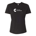 ITC Logo (Women Black T-Shirt)