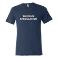 Dubious Speculation (Unisex Navy V-Neck)