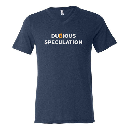 Dubious Speculation (Unisex Navy V-Neck)