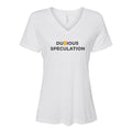 Dubious Speculation (Women White V-Neck)